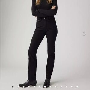 Levi's 501Black Straight Leg Jeans for Women